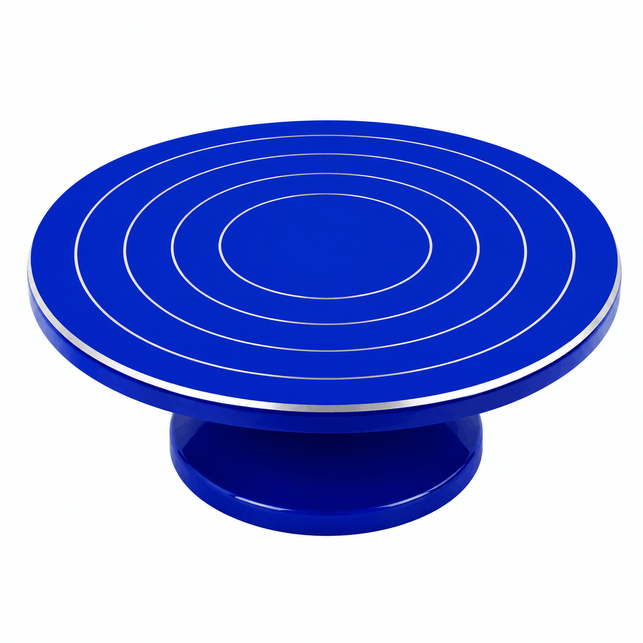 30cm dark blur Cake Decorating Turntable Stand with Smooth 360 Degree Rotation